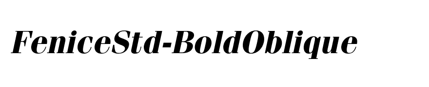 FeniceStd-BoldOblique