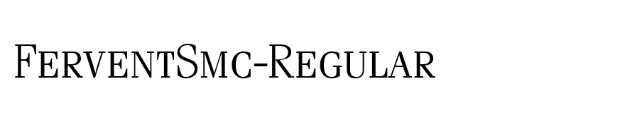 FerventSmc-Regular