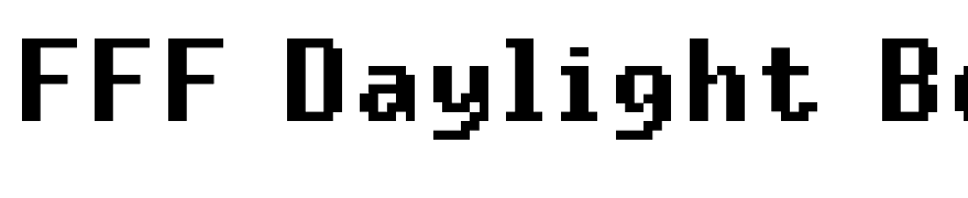 FFF Daylight Bold Extended
