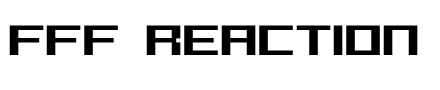 FFF Reaction Bold Condensed