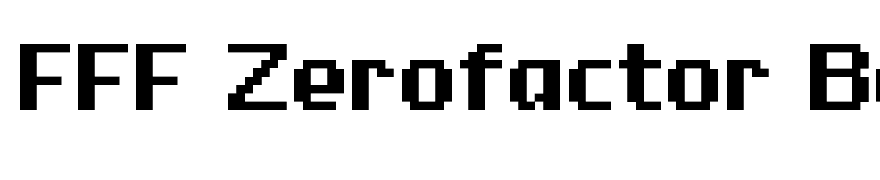 FFF Zerofactor Bold