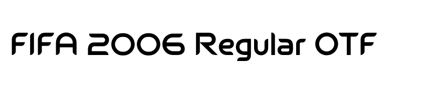 FIFA 2006 Regular OTF
