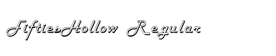 FiftiesHollow Regular