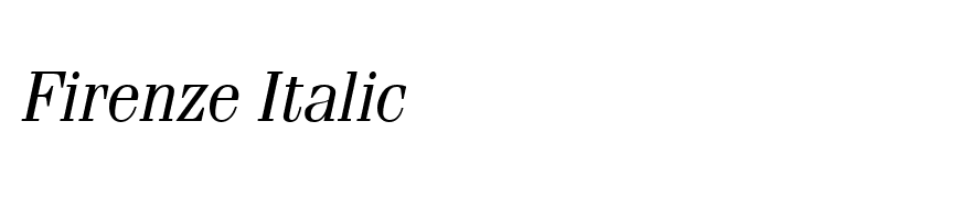 Firenze Italic