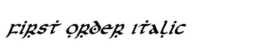 First Order Italic