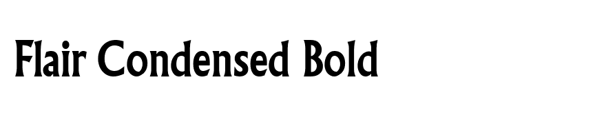 Flair Condensed Bold