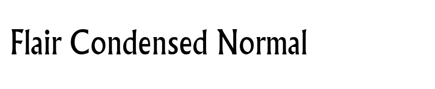 Flair Condensed Normal