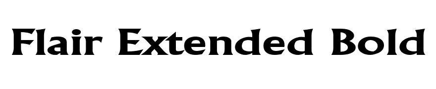Flair Extended Bold