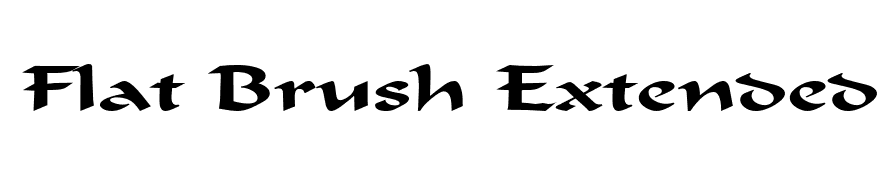 Flat Brush Extended Normal
