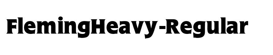 FlemingHeavy-Regular
