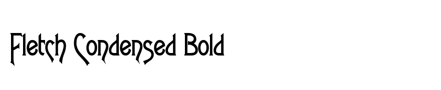 Fletch Condensed Bold