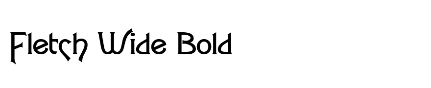 Fletch Wide Bold