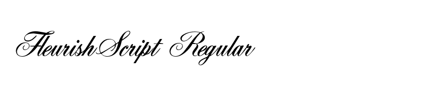 FleurishScript Regular