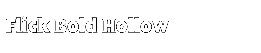 Flick Bold Hollow