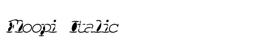 Floopi Italic