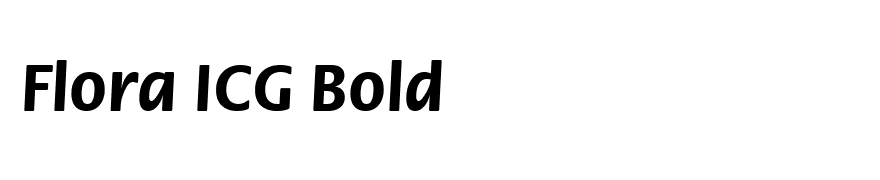 Flora ICG Bold
