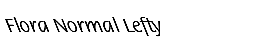 Flora Normal Lefty