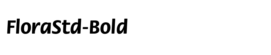 FloraStd-Bold