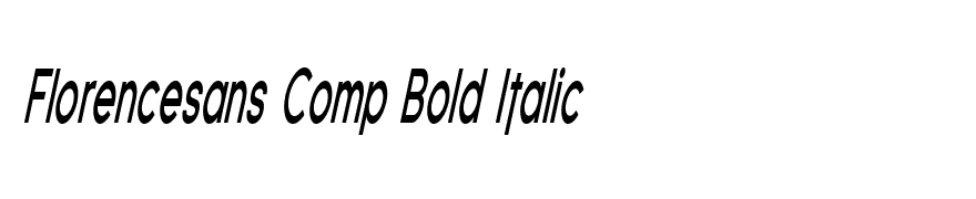 Florencesans Comp Bold Italic