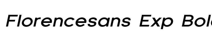 Florencesans Exp Bold Italic