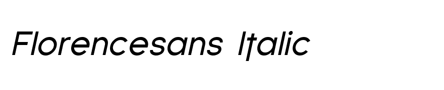 Florencesans Italic