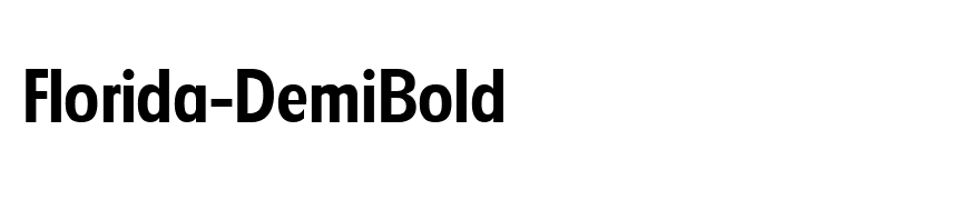 Florida-DemiBold