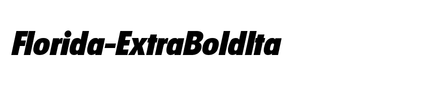 Florida-ExtraBoldIta