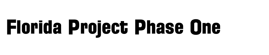 Florida Project Phase One