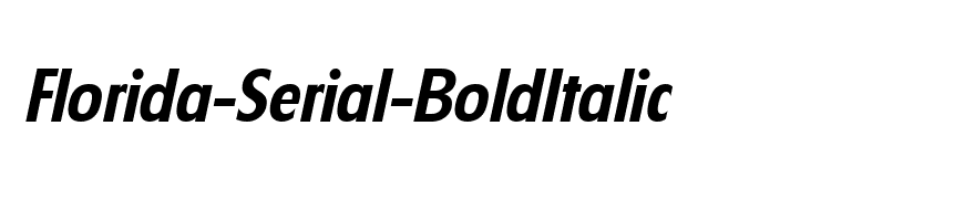 Florida-Serial-BoldItalic