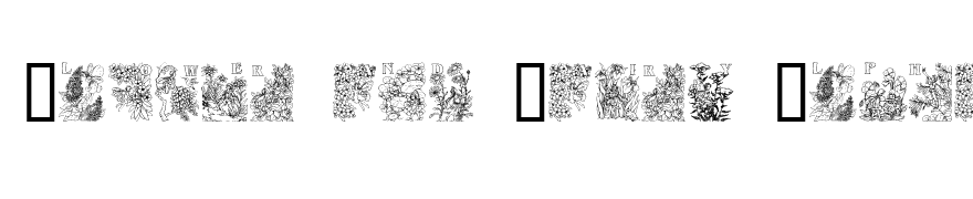 Flower and Fairy Alphabet