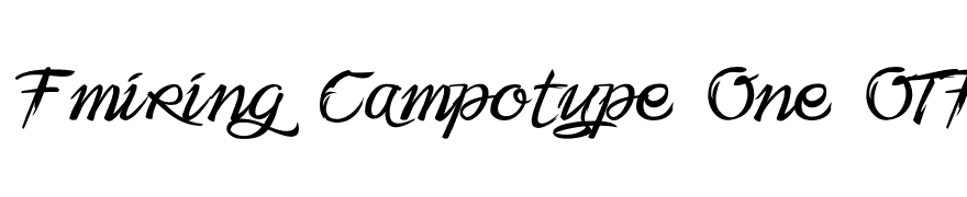 Fmiring Campotype One OTF