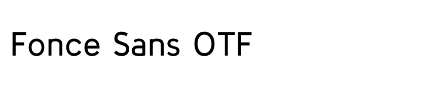 Fonce Sans OTF