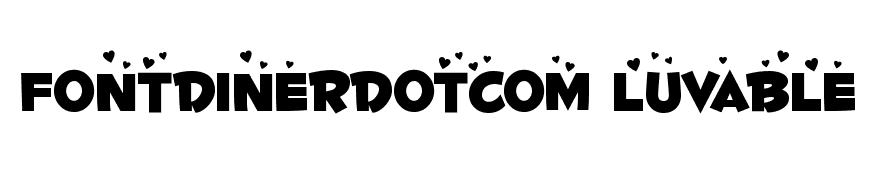 Fontdinerdotcom Luvable
