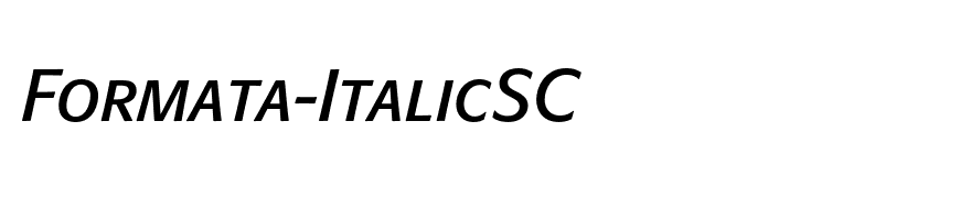 Formata-ItalicSC