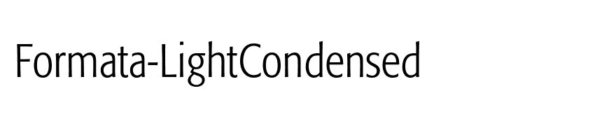 Formata-LightCondensed