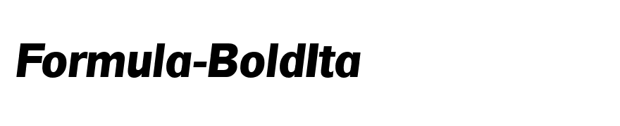 Formula-BoldIta