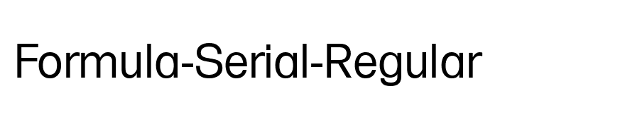 Formula-Serial-Regular
