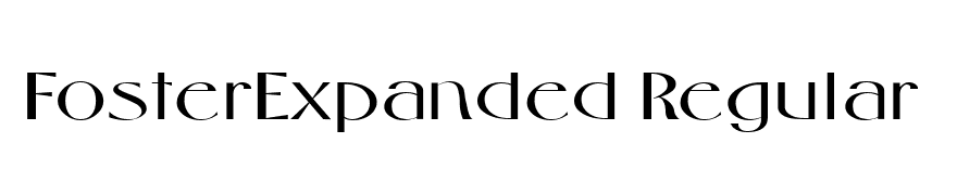 FosterExpanded Regular