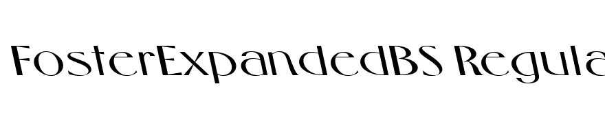 FosterExpandedBS Regular