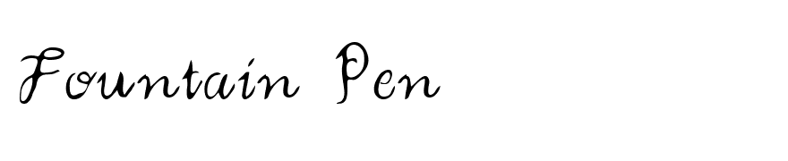 Fountain Pen