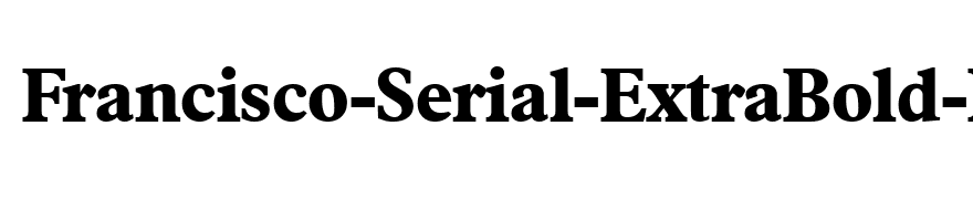 Francisco-Serial-ExtraBold-Regular