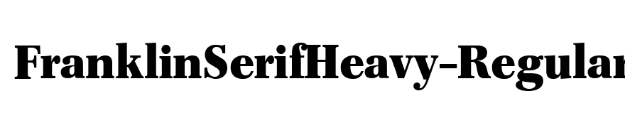 FranklinSerifHeavy-Regular