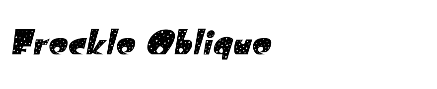 Freckle Oblique