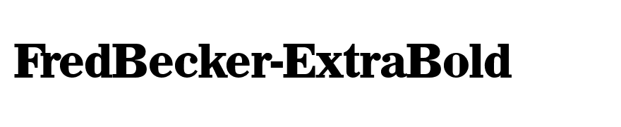 FredBecker-ExtraBold