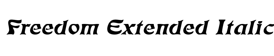 Freedom Extended Italic