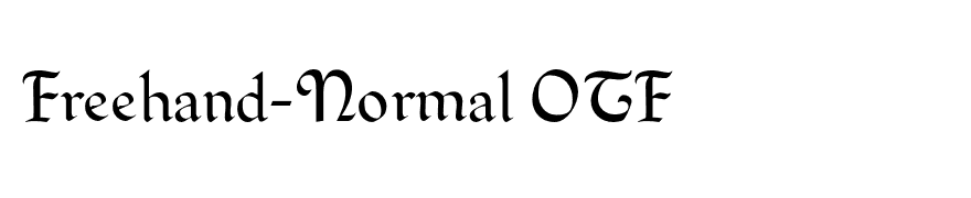 Freehand-Normal OTF