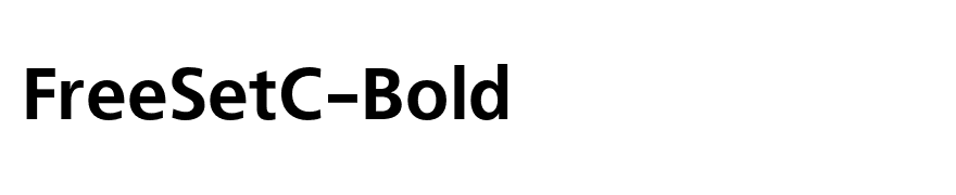 FreeSetC-Bold
