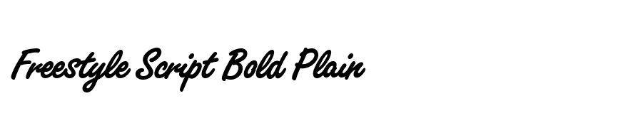 Freestyle Script Bold Plain
