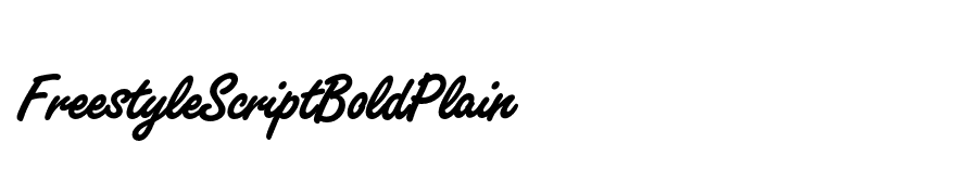 FreestyleScriptBoldPlain