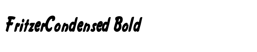 FritzerCondensed Bold